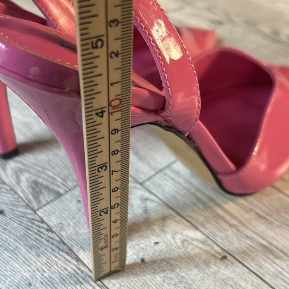 Marc Fisher Hot Pink Patent Slingback Heels |‎ Pointed Toe Size 9 - Picture 14 of 16